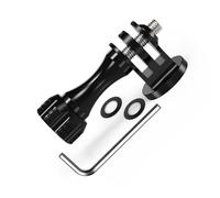 Adaptateurs triangulaires polyvalents en alliage d'aluminium pour caméra d'action équipés d'un trou de vis standard de 6,35 mm permettant une option de montage flexible pour les amateurs d'adaptateurs