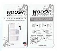 Adaptateurs universel tout en un - 4 pièces - Pour les cartes nano SIM, micro SIM, Mini SIM