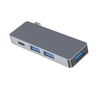 Adaptateurs USB 3.0 portables 4 en 1 avec synchronisation rapide des données et compatibilité universelle pour les bureaux à domicile et concentrateurs USB en aluminium