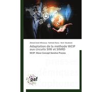 Adaptation de la méthode wcip aux circuits siw et sinrd - Collectif - P.academiques Francophones - broché - Etude