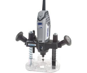 Adaptation défonceuse plongeante pour mini-outil 132mm Dremel