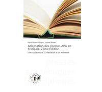 Adaptation des normes APA en Français. 2ème Édition
