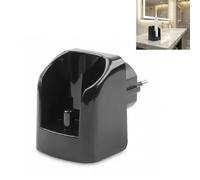 Adapté à Chargeur Mural pour Brosse à Dents électrique Oral-B Braun, Station de Charge sans Fil Prise EU Compatible Pro Vitality Smart Genius et série IO iO3 iO4 iO5 iO6, Support Mural Compact Noir