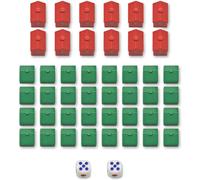 Adapté À Tous Les Monopoly Deal Accessoires De Jeu, Monopoly Classique Pièces De Rechange De Jeu,Avec 46 Pièces De Rechange Pour Les Amateurs De Jeux De Société, Pièces De Rechange De Jeu