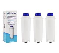 Adapté pour DeLonghi (3 pcs.) Cartouche Filtrante pour Machine à Café AllSpares DLSC200 / SER3017 / 551329811