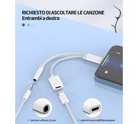 Adapter 3.5mm Jack Headphone For Iphone Accessories Headphone Quick Charge Lightning Aux Cable For Apple 14 13 12 11 Pro Max 7 8 Plus X Xs Xr For Ipad Air Splitter Headphone Earbuds Spinottoper