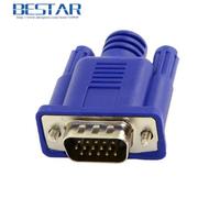 Adapter Bleu Adaptateur d'affichage virtuel VGA RGB, prise factice, affichage fantôme sans tête, émulateur de connecteur @ 60Hz