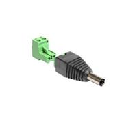 Adapter DC 2.1 x 5.5 mm male > Terminal Block - Adaptateur secteur - 2 bloc de terminal de broches (M) pour prise CC 2,1 mm (M)