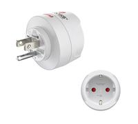 Adapter de Voyage type B, 3 pôles, p. USA, Canada, Caraïbes, Asie de l'Est