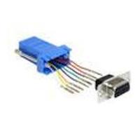 Adapter - Delock - D-Sub9 -> RJ45 Bu/Bu Montagesatz G