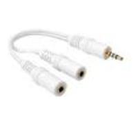 Adapter - Delock - Kabel 3,5mm stereo -> 2x 3,5mm St/Bu 0,20m G