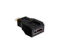 Adapter High Speed HDMI with Ethernet - Adaptateur HDMI - 19 pin mini HDMI Type C femelle pour 19 pin micro HDMI Type D mâle