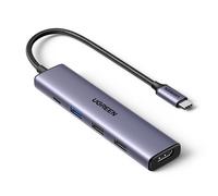 Hub USB C 5 en 1 - Ugreen - 15495 - HDMI 4K - Alimentation PD 100W - USB 3.0 Ultra-Rapide