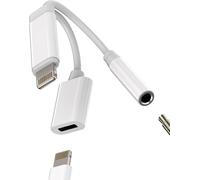 Adapter Jack Lightning To 3.5mm Headphone And Charger Connector Earphone For Apple For IPhone 14 13 Pro For IPad Air Jack AUX Audio Splitter Cable Phone Car Music Accessories