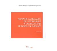 Adapter la fiscalité des entreprises à une économie mondiale numérisée: Septembre 2001