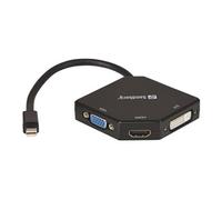 Adapter MiniDP>HDMI+DVI+VGA - Convertisseur vidéo - DVI, HDMI, VGA