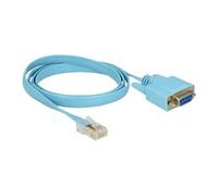 DeLock Adaptateur VGA/RJ45 63341 – SUB‑D 9 pôles (femelle) vers RJ45 mâle – Bleu 1,00 m