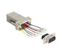 Adapter Sub-D 9 Pin male > RJ45 female assembly kit - Adaptateur série - RJ-45 (F) pour DB-9 (M)