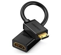 Câble adaptateur HDMI - UGREEN - HDMI femelle → mini HDMI mâle - 4K 60 Hz - HEC & ARC - 22 cm