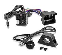 Adapter Universe Adaptateur USB AUX in Jack 3,5 mm MMT Kit de câbles d'installation Radio Compatible avec Man TGX TGS