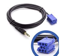 Adapter Universe Câble adaptateur Aux Line In pour voiture - Prise jack 3,5 mm - Compatible avec les radios Audi VW Blaupunkt Becker