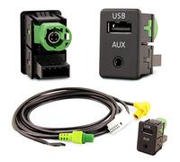 Adapter Universe Kit de câbles USB AUX encastrables pour Radio de Voiture Compatible avec RCD RNS NAV 268MF