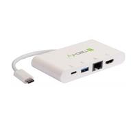 Adapter USB-C na HDMI 4K, USB-A 3.0, RJ45 Gigabit, USB-C PD