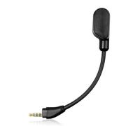 Adaptés de Remplacement du Micro améliorées pour Casque de Jeu sans Fil HyperX Cloud III, Microphone de Sauvegarde à Annulation du Bruit Amovible pour Chat Vocal de Jeu en Cristal