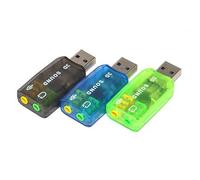 Adapteur Carte Son USB externe 2.0 ver 3D Virtuel Audio 5.1CH