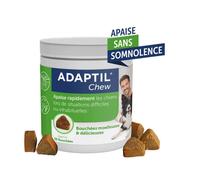 ADAPTIL Chew - Bouchées anti-stress pour chiens - Action rapide dès 30 minutes - Ingrédients naturels - 30 bouchées délicieuses