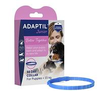 ADAPTIL Collier réglable Junior pour Chiot, prouvé pour Aider à réduire Les Pleurs Nocturnes, Confort lorsqu'il est laissé Seul à la Maison, entraînement et socialisation - Chiot