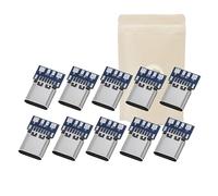 ADAPTOUT 10X connecteurs 24 Broches Femelle a souder USB C 3.1 Carte PCB
