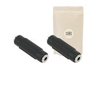 Adaptout X2 Coupleur Prise Mini Jack 3.5mm Femelle - Femelle Stereo Adaptateur Minijack Connecteur rallonge Cable Marque FRANÇAISE