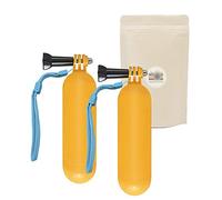 Adaptout X2 Flotteur Poignée Flottante pour GoPro Grip Etanche pour Plongée sous-Marine avec Bracelet Réglable pour SJCAM Go Pro Hero 7/6/5/4/3+/3/2/1 Marque FRANÇAISE