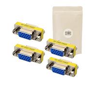 Adaptout X4 Coupleur I VGA SVGA Prise Femelle - Femelle Adaptateur Connecteur 15 Broches Rallonge Extension Prolongateur Video Marque Française