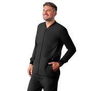 Adar Addition Gommage Hommes - Fermeture éclair Bombardier Gommage Veste - A6206 - Noir - L