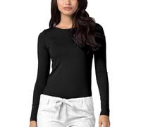Adar Uniforms Médical Manches Longues - sous Vêtement Confortable Femme - 2900 - Black - M