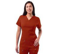 Adar Uniforms P4212RDOXL, Chemise de Brosse médicale Femme, Red Ochre,