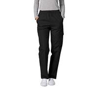 Adar Universal Pantalon Médical Femme - Pantalon Cargo Fuselé - 506 - Black - 5X