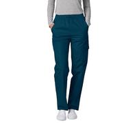 Adar Universal Pantalon Médical Femme - Pantalon Cargo Fuselé - 506 - Caribbean Blue - 2X