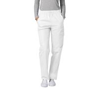 Adar Universal Pantalon Médical Femme - Pantalon Cargo Fuselé - 506 - White - M