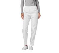 Adar Universal Pantalon Médical Femme - Pantalon Fonctionnel Cargo Fuselé - 503 - White - M
