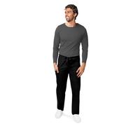 Adar Universal Pantalon Médical Unisexe - Pantalon Fuselé avec Cordon - 504 - Black - XS