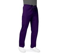Adar Universal Pantalon Médical Unisexe - Pantalon Fuselé avec Cordon - 504 - Purple - L