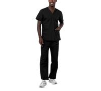 Adar Universal Tenue Médicale Unisexe - Ensemble avec Cordon - 701 - Black - 2X