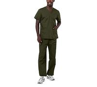 Adar Universal Tenue Médicale Unisexe - Ensemble avec Cordon - 701 - Olive - L