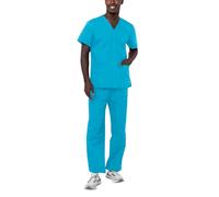 Adar Universal Tenue Médicale Unisexe - Ensemble avec Cordon - 701 - Turquoise - S