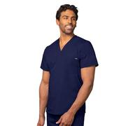Adar Universal Unisex Scrubs - Haut de Gommage Tunique à col en V - 6011 - Navy - XL