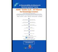 ADAR™ Visible To AI - DIY Manual for Knowledge Creators: From Course Creators → Edupreneurs → Coaches & Consultants → Journalist → Podcasters → Hybrid Creators One No-Code AI Visibility System