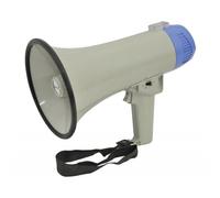 Adastra, Megaphone Bullhorn Haut-parleur avec sirène et sangle de transport Portée 600 m avec sirène et contrôle du volume